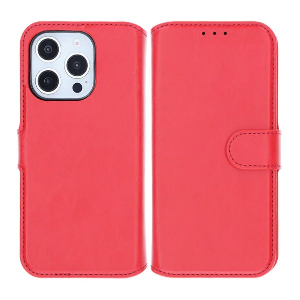 Rvelon iPhone 16 Pro -kotelo magneettisesti irrotettava kuori punainen