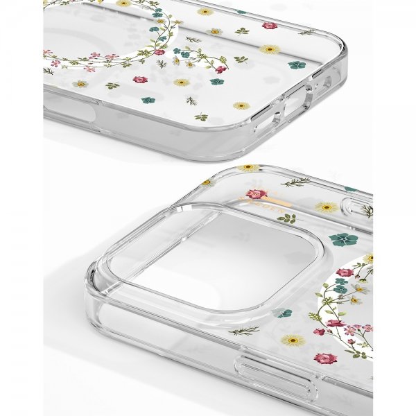 Ideal of Sweden iPhone 16 Pro Kuori Clear Case MagSafe Petite Floral