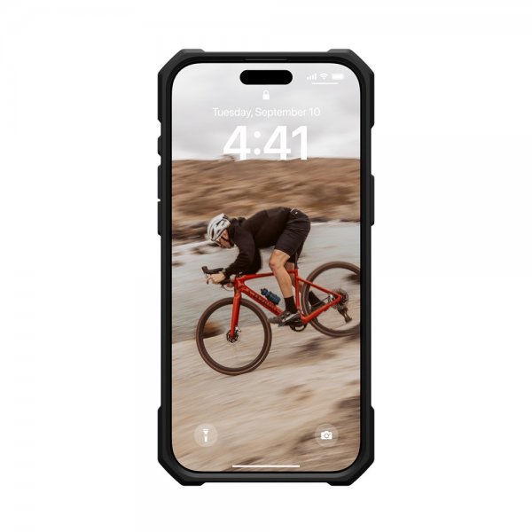Urban Armor Gear (UAG) iPhone 16 Pro Essential Armor MagSafe -suojakuori, musta