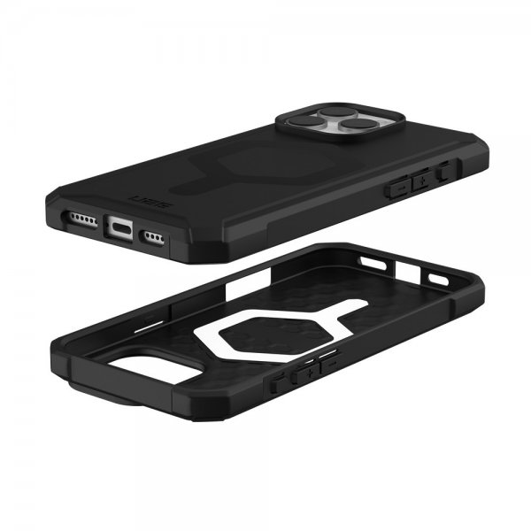 Urban Armor Gear (UAG) iPhone 16 Pro Essential Armor MagSafe -suojakuori, musta