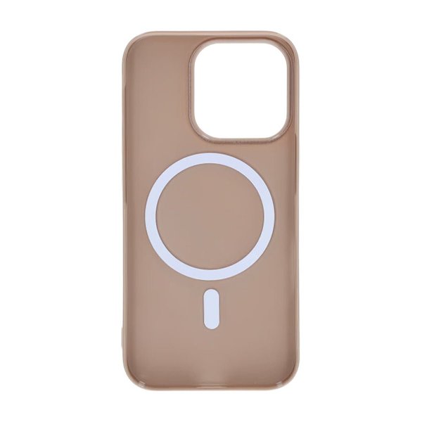 iPhone 16 Pro Kuori TPU MagSafe Kiiltävä Kulta