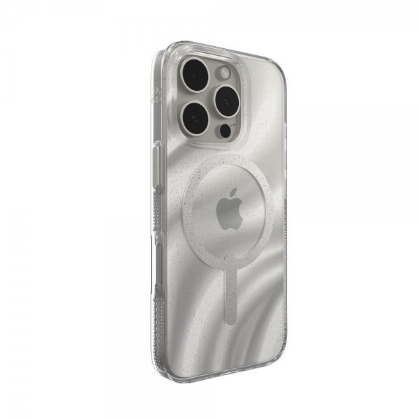 ZAGG iPhone 16 Pro -kuori Milan Snap Swirl Glitter