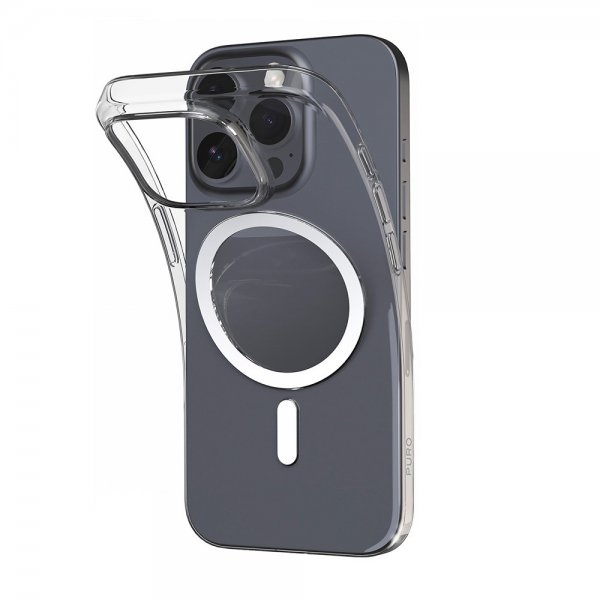 Puro iPhone 16 Pro Nude Mag Läpinäkyvä kuori