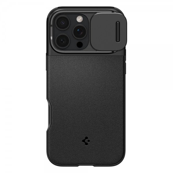 Spigen iPhone 16 Pro Kuori Optik Armor MagFit Musta