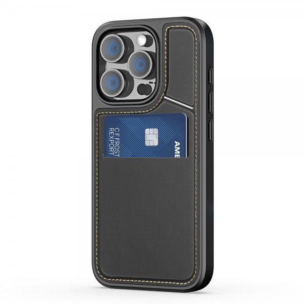 Dux Ducis iPhone 16 Pro Kuori Rafi II Series MagSafe Musta