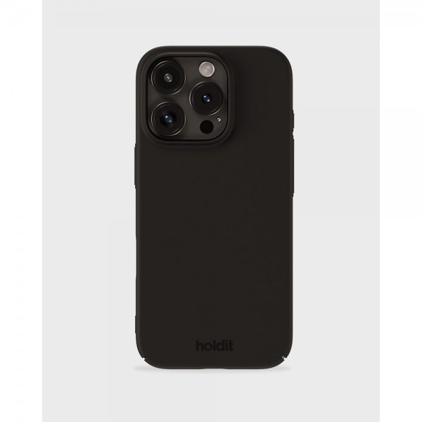 holdit iPhone 16 Pro Slim Case, musta