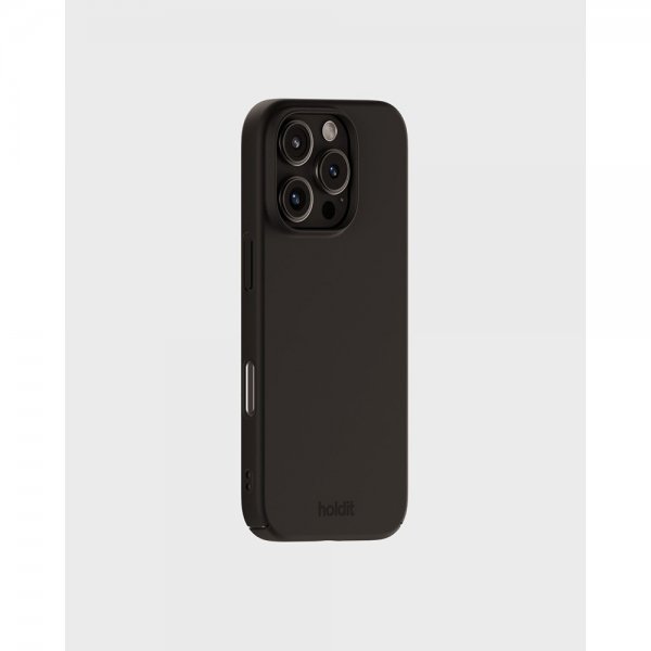 holdit iPhone 16 Pro Slim Case, musta