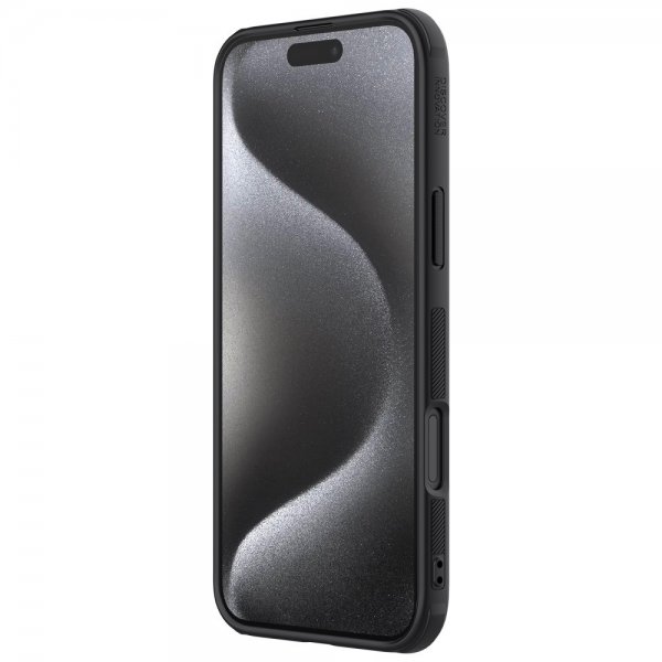 Nillkin iPhone 16 Pro Kuori Super Frosted Shield Pro MagSafe Musta