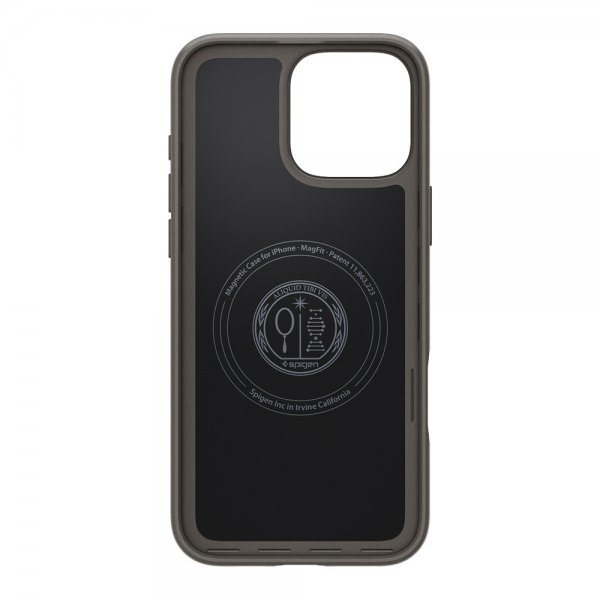 Spigen iPhone 16 Pro -kuori Thin Fit MagFit Gunmetal