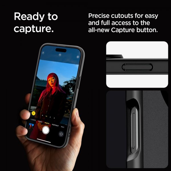 Spigen iPhone 16 Pro Kuori Ultra Hybrid MagFit Frost Black