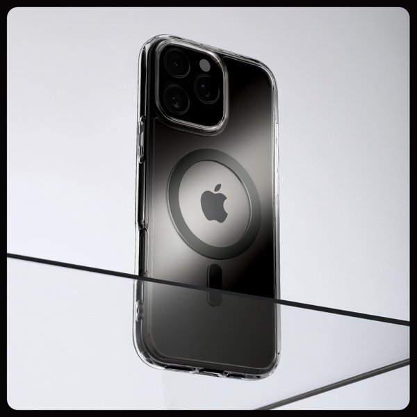 Spigen iPhone 16 Pro -suojakuori Ultra Hybrid MagFit Graphite