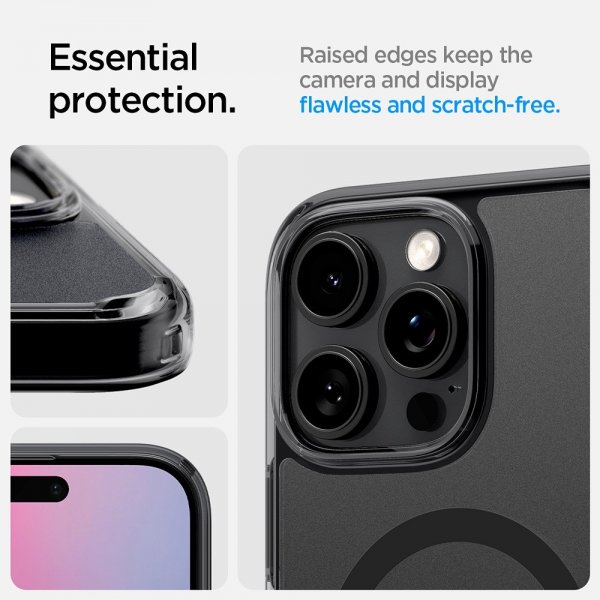 Spigen iPhone 16 Pro -kuori Ultra Hybrid T MagFit Frost Black