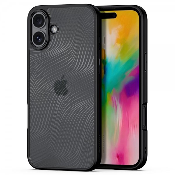 Dux Ducis iPhone 16 -suojakuori, Aimo-sarja, musta