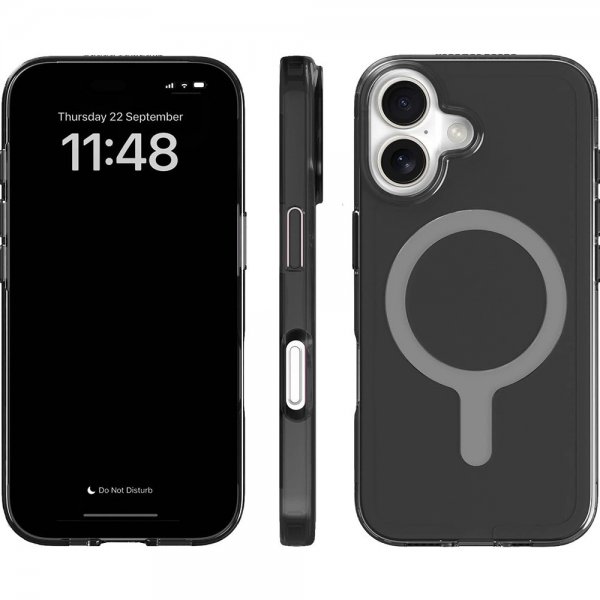 agood company iPhone 16 Kuori CLRPRTCT Sävytetty Musta