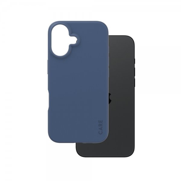 CARE by PanzerGlass iPhone 16 -suojakuori, tyylikäs, sininen