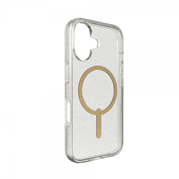 ZAGG iPhone 16 -suojakuori Milan Snap Gold Glitter