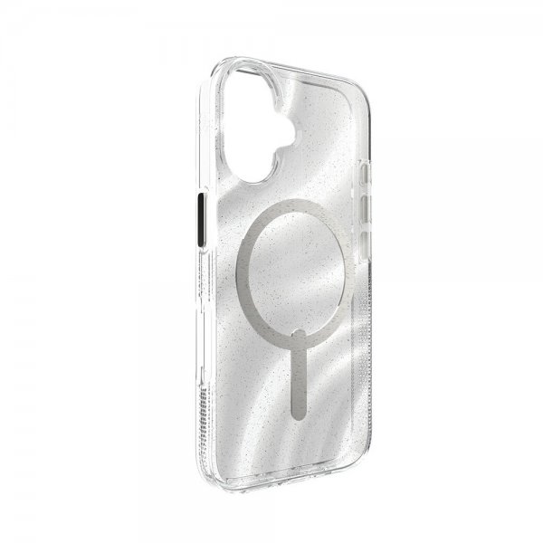 ZAGG iPhone 16 -suojakuori Milan Snap Swirl Glitter