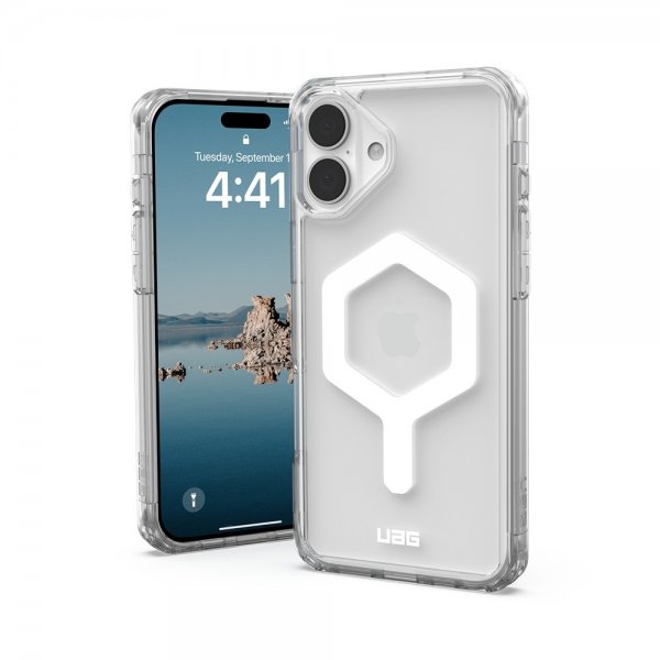 Urban Armor Gear (UAG) iPhone 16 -suojakuori Plyo MagSafe, valkoinen