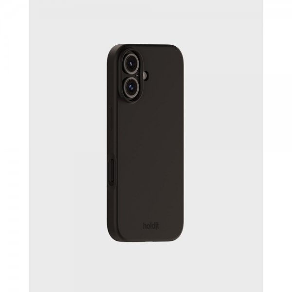 holdit iPhone 16 Silikonikuori Musta
