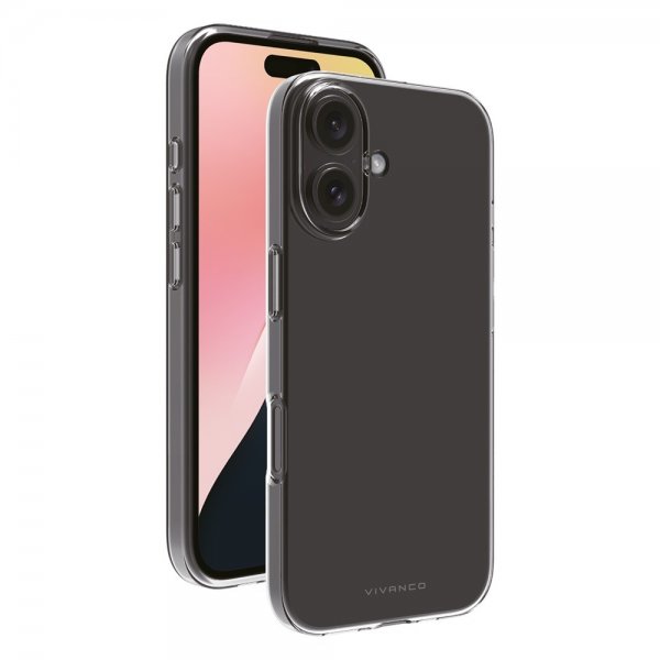 Vivanco iPhone 16 -suojakuori Super Slim Transparent