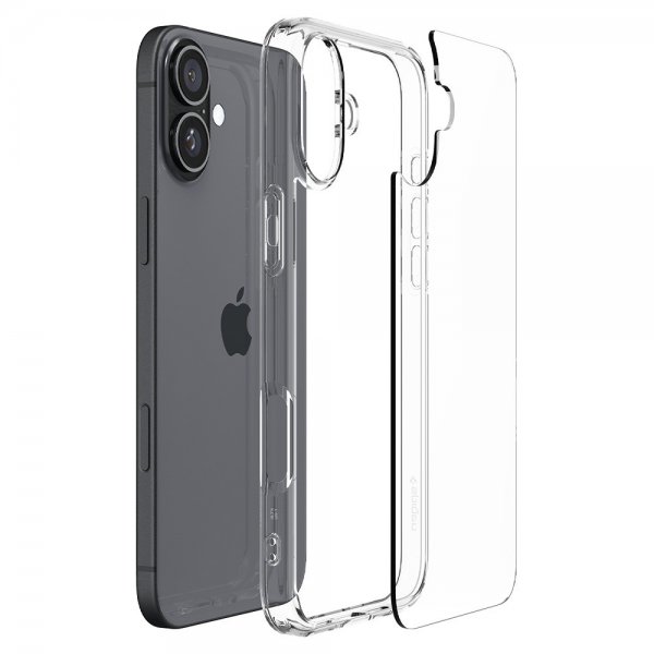 Spigen iPhone 16 -suojakuori Ultra Hybrid Crystal Clear
