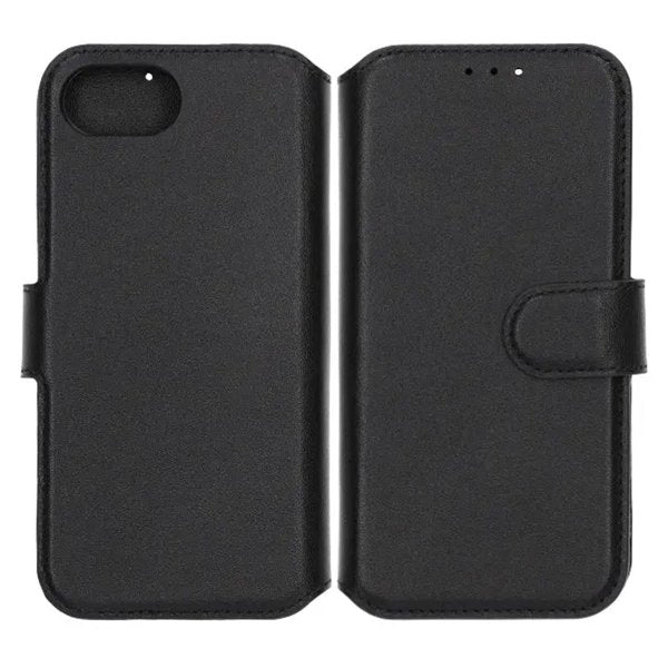 Rvelon iPhone 16e/17e Kotelo Aidosta Nahasta Musta