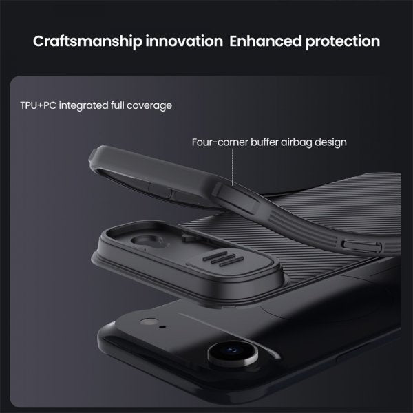 Nillkin iPhone Air -kuori CamShield Pro MagSafe musta