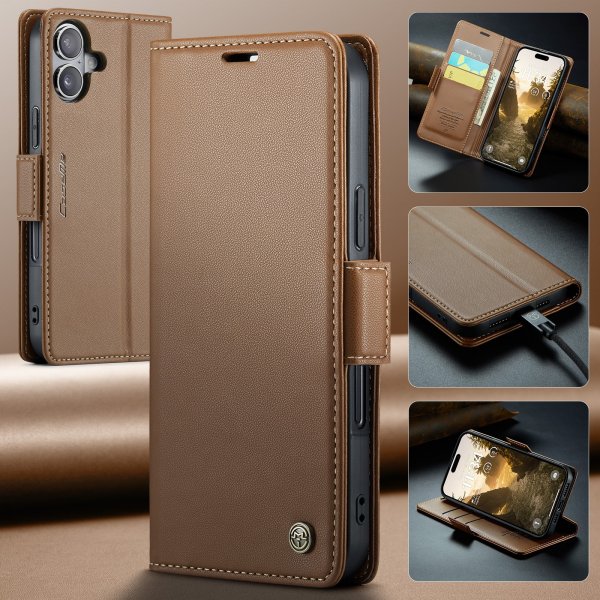 CaseMe iPhone 17 Kotelo 023 Sarja Ruskea
