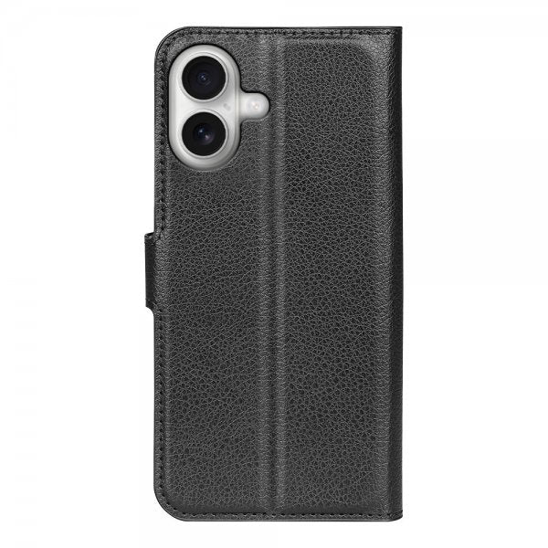 iPhone 17 Litchi-suojakuori, musta