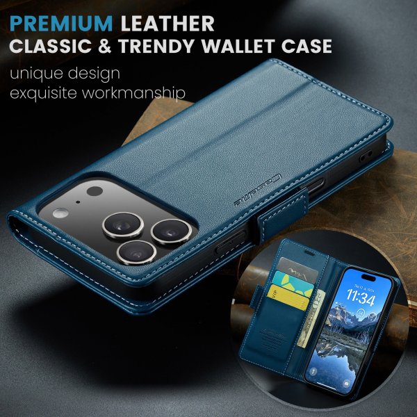 CaseMe iPhone 17 Pro -suojakuori 023 Series sininen