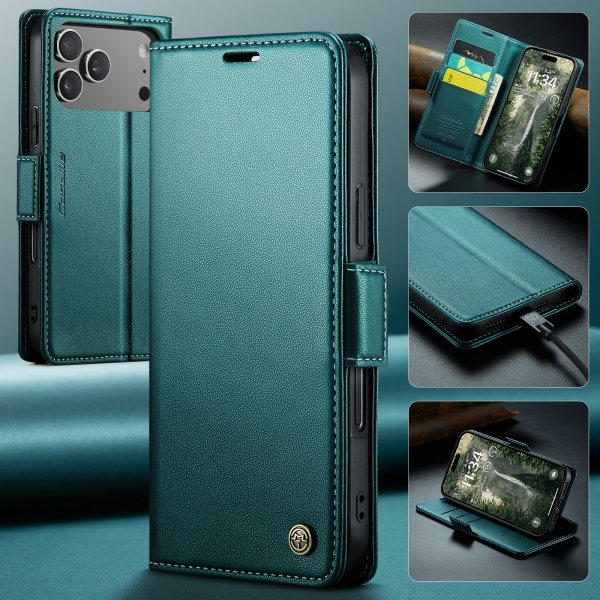 CaseMe iPhone 17 Pro -suojakuori 023 Series Vihreä