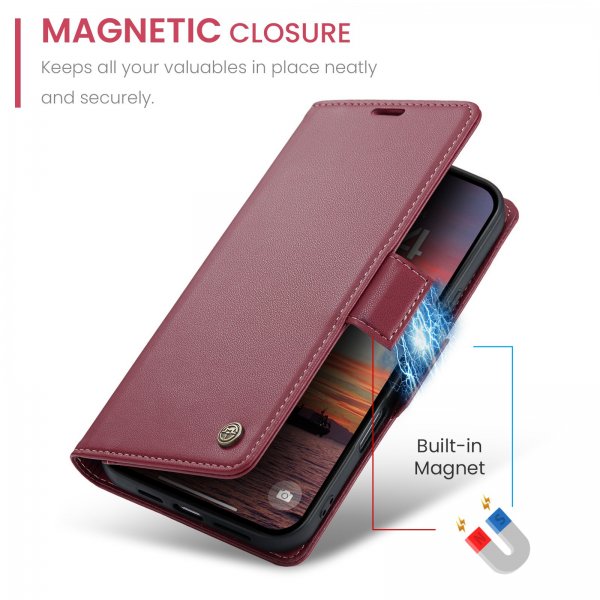 CaseMe iPhone 17 Pro -suojakuori 023 Series Punainen