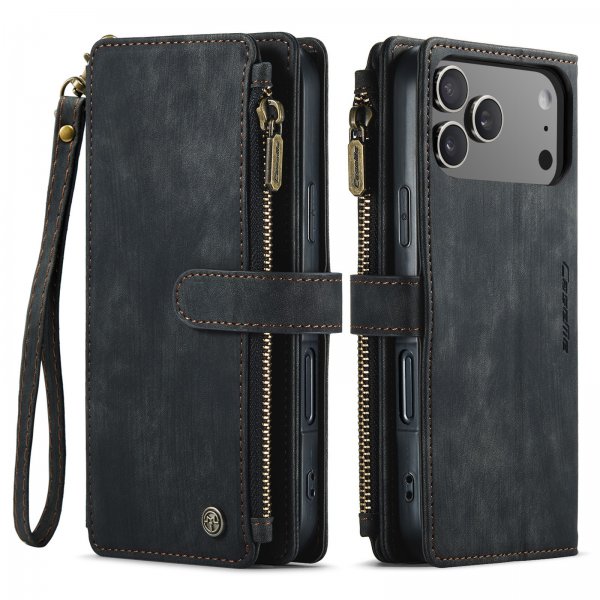 CaseMe iPhone 17 Pro -suojakuori, C30 Series, musta