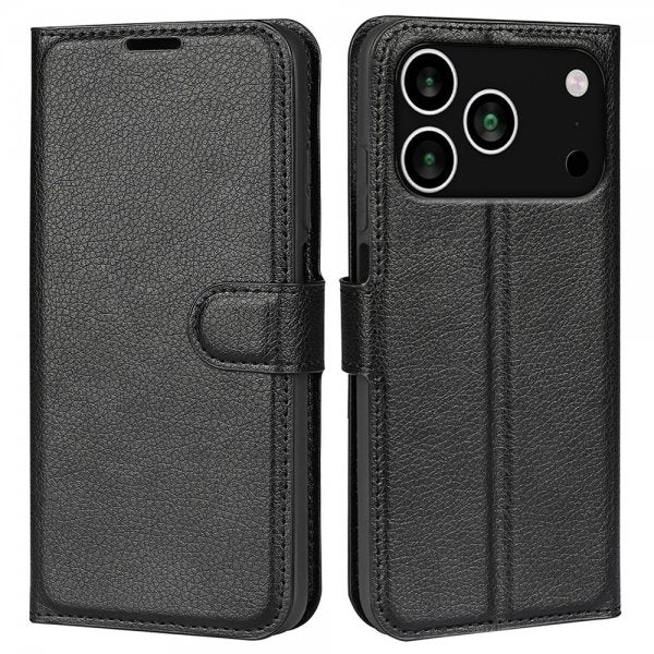 iPhone 17 Pro Kotelo Litsi Musta