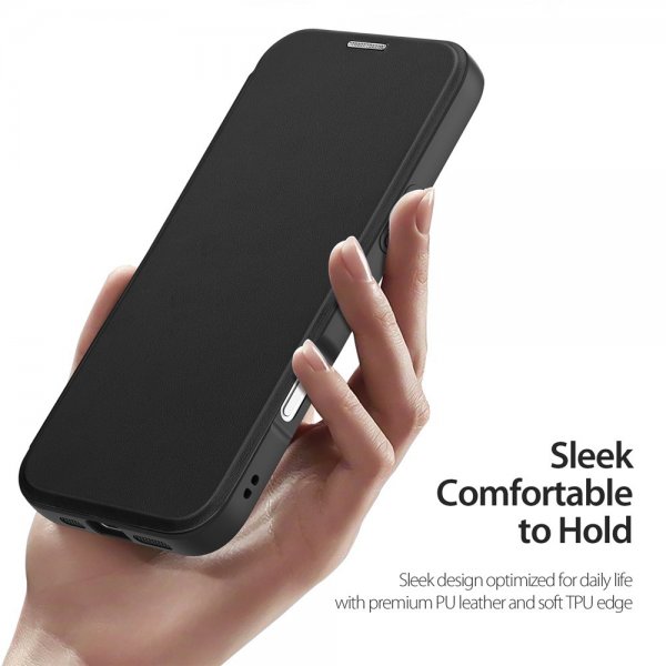 Dux Ducis iPhone 17 Pro -suojakuori, Skin X Pro -sarja, MagSafe, musta