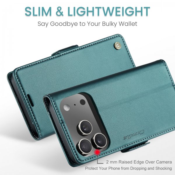 CaseMe iPhone 17 Pro Max -suojakotelo, 023 Series, vihreä
