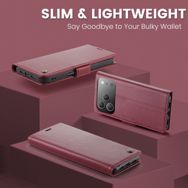 CaseMe iPhone 17 Pro Max -suojakotelo 023 Series, punainen