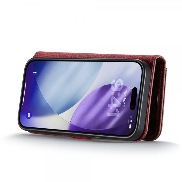 Dg.Ming iPhone 17 Pro Max -kotelo irrotettavalla kuorella, punainen