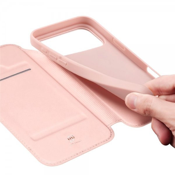 Dux Ducis iPhone 17 Pro Max -suojakuori, Skin Pro Series, pinkki