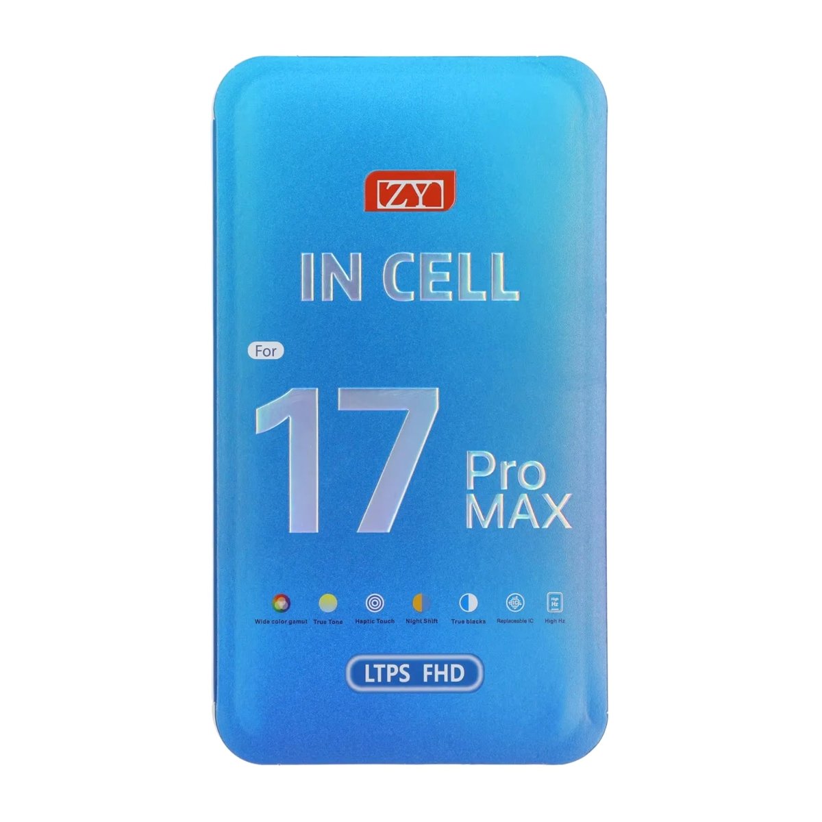 iPhone 17 Pro Max OLED -näyttö, In-Cell – FHD COF ZY