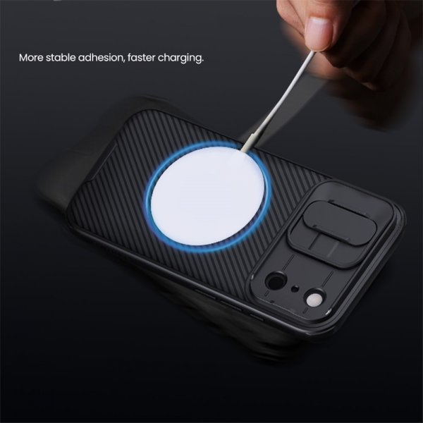 Nillkin iPhone 17 Pro Max -kuori CamShield Pro MagSafe, musta