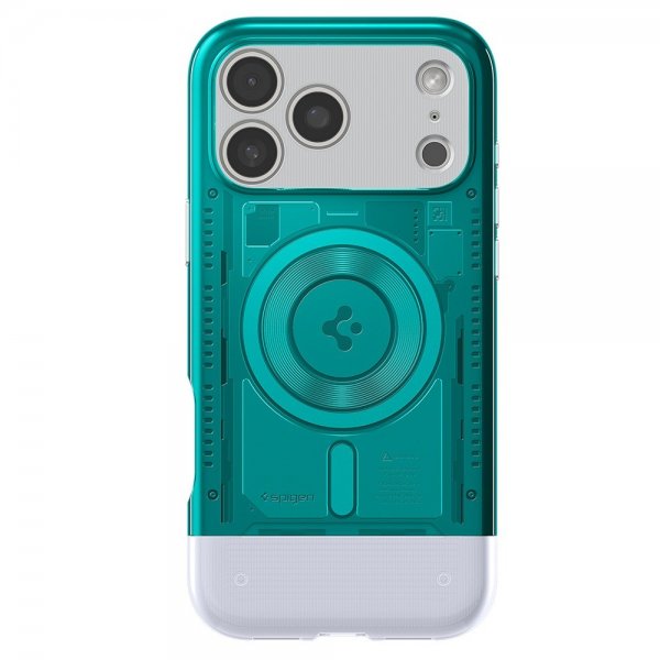 Spigen iPhone 17 Pro Max -kuori Classic C1 MagFit Bondi Blue