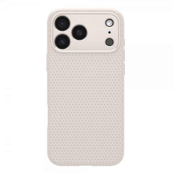 Spigen iPhone 17 Pro Max Kuori Liquid Air Natural Titanium