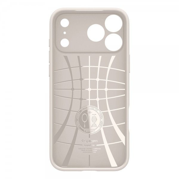 Spigen iPhone 17 Pro Max Kuori Liquid Air Natural Titanium