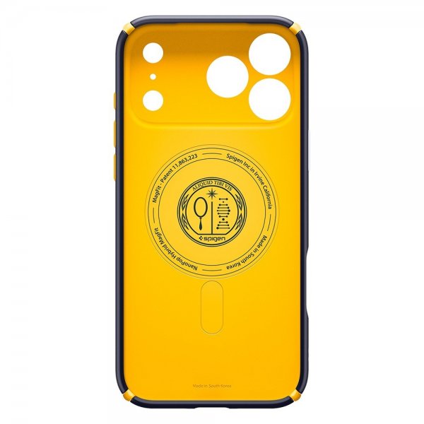Spigen iPhone 17 Pro Max -kuori Nano Pop Hybrid MagFit Blueberry Navy