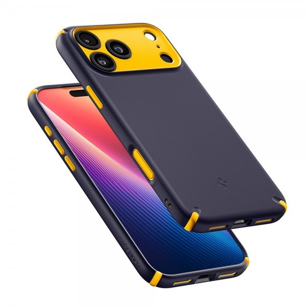 Spigen iPhone 17 Pro Max -kuori Nano Pop Hybrid MagFit Blueberry Navy