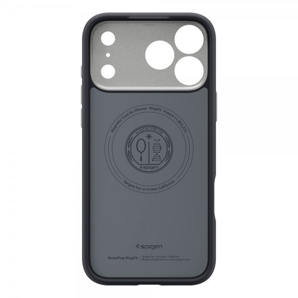 Spigen iPhone 17 Pro Max Kuori Nano Pop MagFit Black Sesame