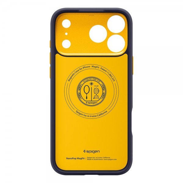Spigen iPhone 17 Pro Max -suojakuori Nano Pop MagFit Blueberry Navy