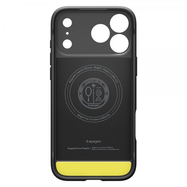 Spigen iPhone 17 Pro Max Kuori Rugged Armor MagFit Matte Black