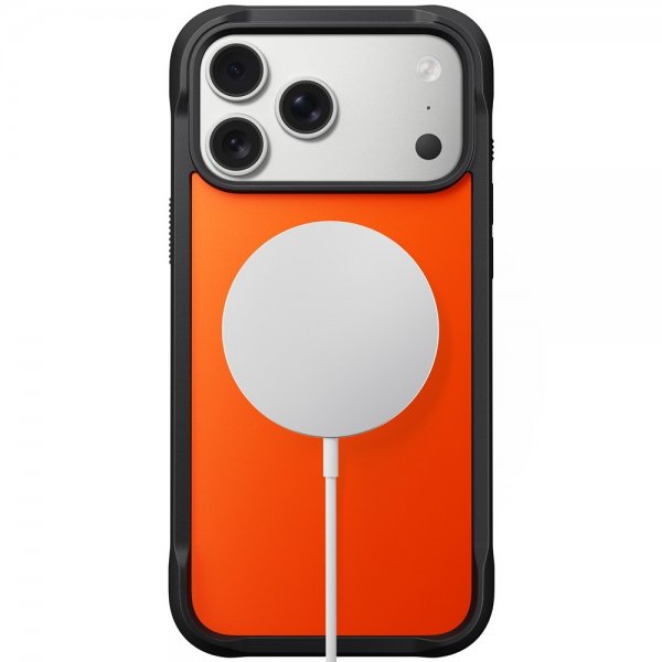 Nomad iPhone 17 Pro Max -suojakuori, Rugged Case, Ultra Orange